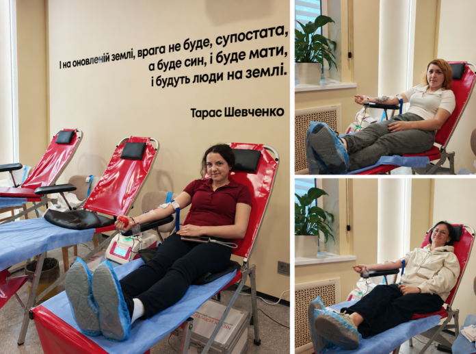 Крові бракує, а потреба зростає: У Бучі зібрали 8 літрів донорської крові