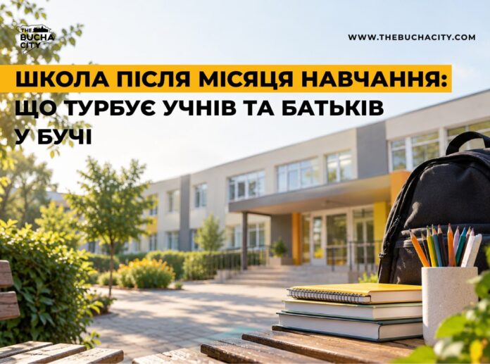 Школа після місяця навчання: що турбує батьків у Бучі та як змінити формат навчання